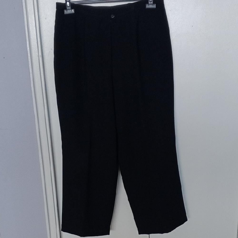 Black Dress Jumpsuit with Straight-Leg Cut